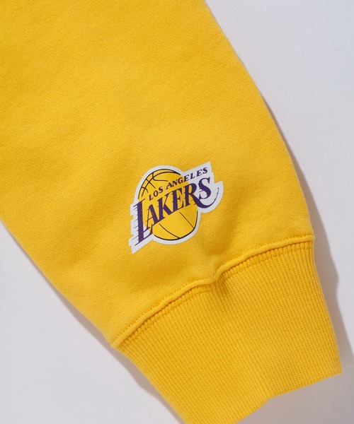 XLARGE（エクストララージ）の「LAKERS MIX LOGO PULLOVER HOODED SWEAT（パーカー・メンズ・グレー/イエロー・S/M/L/XL）」の9枚目の写真
