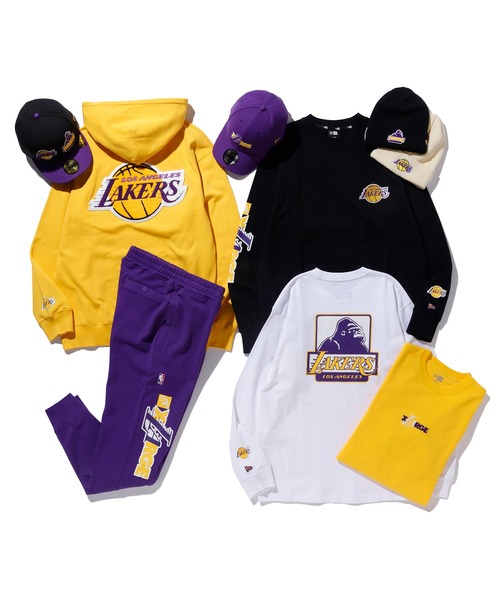XLARGE（エクストララージ）の「LAKERS MIX LOGO PULLOVER HOODED SWEAT（パーカー・メンズ・グレー/イエロー・S/M/L/XL）」の15枚目の写真