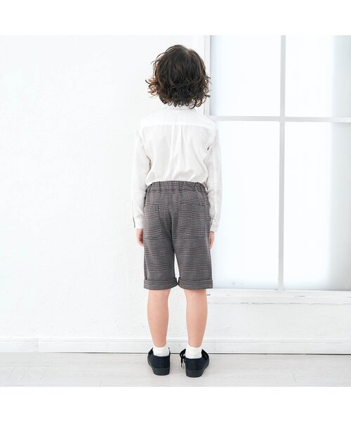 apres les cours（アプレレクール）の「フォーマルシャツ（シャツ/ブラウス・キッズ・オフホワイト/チェック・90/100/110/120/130）」の9枚目の写真