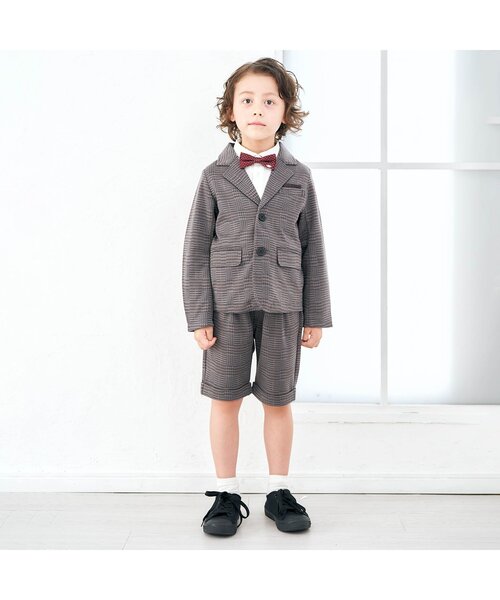 apres les cours（アプレレクール）の「フォーマルシャツ（シャツ/ブラウス・キッズ・オフホワイト/チェック・90/100/110/120/130）」の11枚目の写真