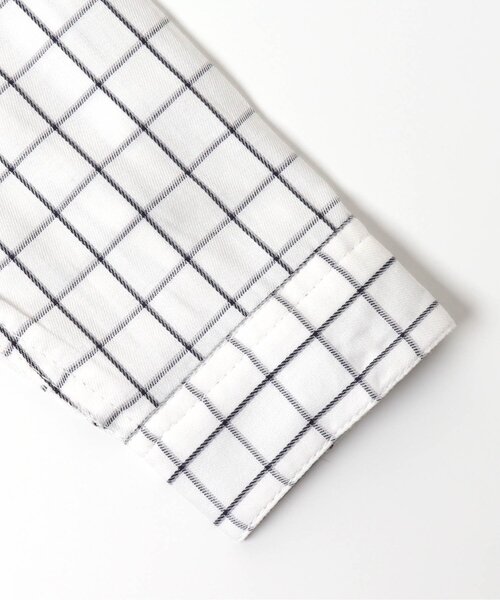 apres les cours（アプレレクール）の「フォーマルシャツ（シャツ/ブラウス・キッズ・オフホワイト/チェック・90/100/110/120/130）」の22枚目の写真