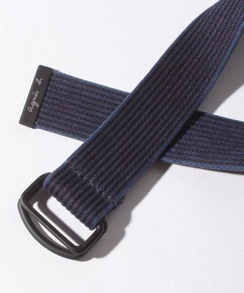 agnes b.(アニエスベー)の「AC33 CEINTURE スポーティーベルト(ベルト・メンズ・ブルー系その他・105)」の2枚目の写真