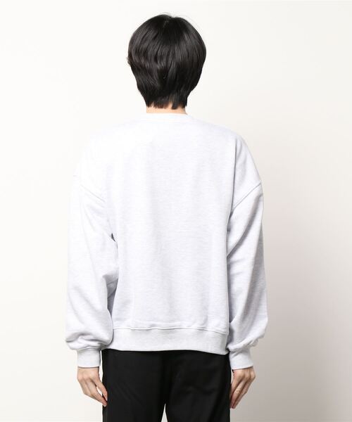 BACK NUMBER（バックナンバー）の「【BACK NUMBER】「Refufbish」クルーネックスウェット（スウェット・メンズ・イエロー/レッド/ライトグレー/ブラック/ターコイズブルー/グリーン・L/XL/M/S）」の7枚目の写真