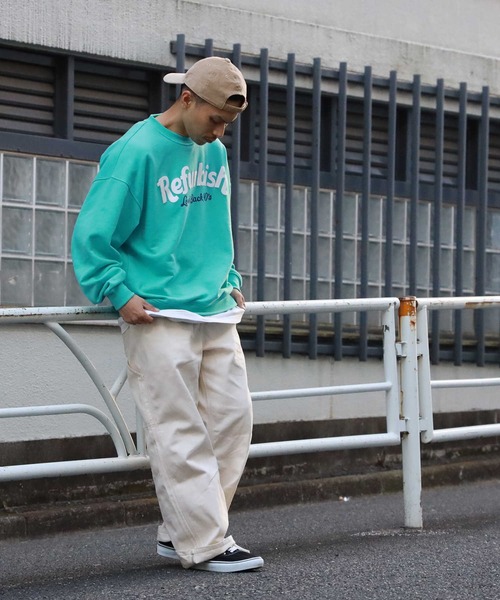 BACK NUMBER（バックナンバー）の「【BACK NUMBER】「Refufbish」クルーネックスウェット（スウェット・メンズ・イエロー/レッド/ライトグレー/ブラック/ターコイズブルー/グリーン・L/XL/M/S）」の19枚目の写真