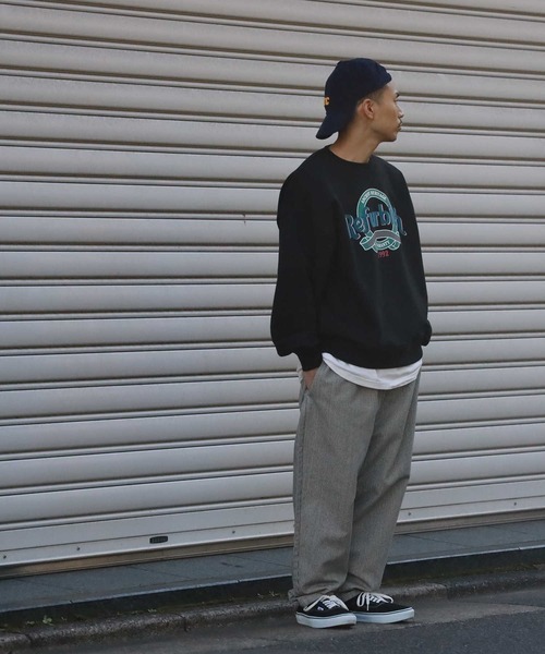 BACK NUMBER（バックナンバー）の「【BACK NUMBER】「Refufbish」クルーネックスウェット（スウェット・メンズ・イエロー/レッド/ライトグレー/ブラック/ターコイズブルー/グリーン・L/XL/M/S）」の15枚目の写真