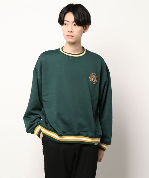 BACK NUMBER（バックナンバー）の「【BACK NUMBER】「Refufbish」クルーネックスウェット（スウェット・メンズ・イエロー/レッド/ライトグレー/ブラック/ターコイズブルー/グリーン・L/XL/M/S）」の18枚目の写真