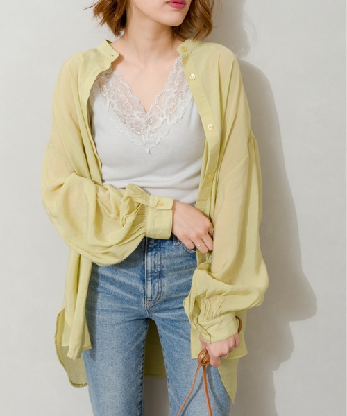 SpRay(スプレイ)の「2 WAY レースキャミソール(キャミソール・レディース・オレンジ/グレイッシュベージュ/アイボリー/ブラック/ライトグレー/パープル・FREE)」の18枚目の写真