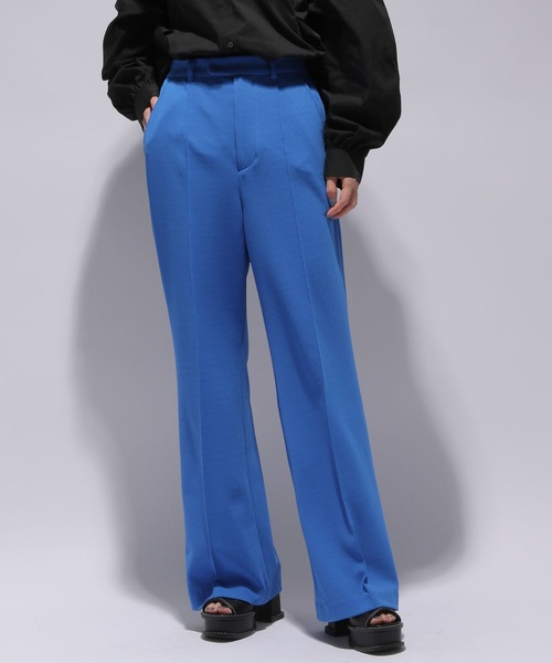 HARE（ハレ）の「カラーソフトワイドフレアパンツ(HARE)（その他パンツ・レディース・ブラック/ブルー/グリーン・SMALL/MEDIUM）」の3枚目の写真