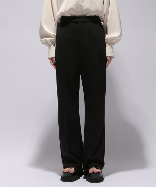 HARE（ハレ）の「カラーソフトワイドフレアパンツ(HARE)（その他パンツ・レディース・ブラック/ブルー/グリーン・SMALL/MEDIUM）」の13枚目の写真