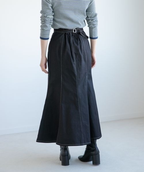 LOWRYS FARM(ローリーズファーム)の「サイズアレンジベルトスカート 265290(スカート・レディース・ブラック/カーキ/アイボリー・MEDIUM/LARGE)」の10枚目の写真