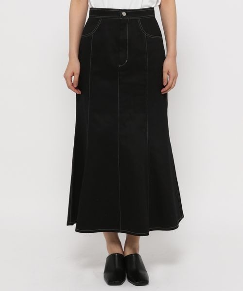 LOWRYS FARM(ローリーズファーム)の「サイズアレンジベルトスカート 265290(スカート・レディース・ブラック/カーキ/アイボリー・MEDIUM/LARGE)」の13枚目の写真