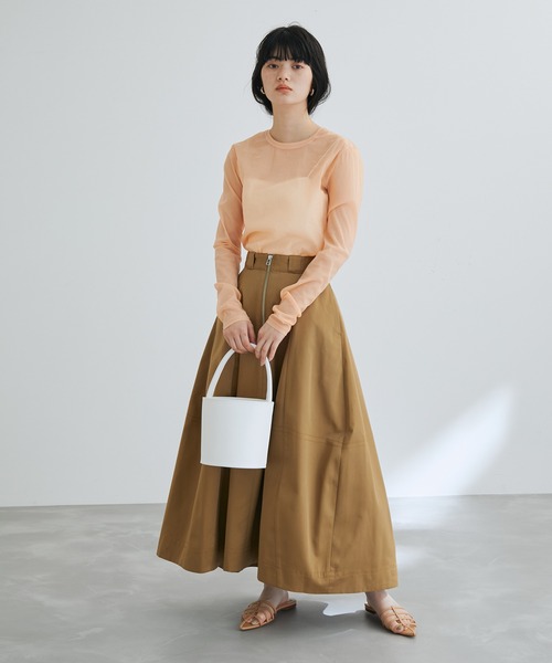 ADAM ET ROPE'(アダムエロペ)の「スプリットレザーバケットバッグ(ハンドバッグ・レディース・ブラック/ホワイト・FREE)」の8枚目の写真