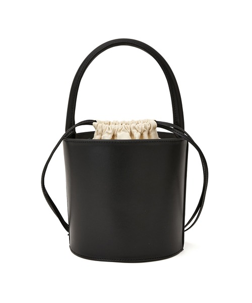 ADAM ET ROPE'(アダムエロペ)の「スプリットレザーバケットバッグ(ハンドバッグ・レディース・ブラック/ホワイト・FREE)」の12枚目の写真