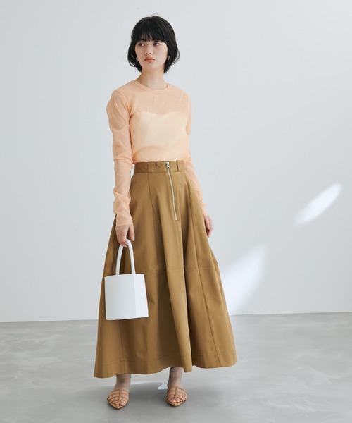 ADAM ET ROPE'(アダムエロペ)の「スプリットレザーバケットバッグ(ハンドバッグ・レディース・ブラック/ホワイト・FREE)」の4枚目の写真