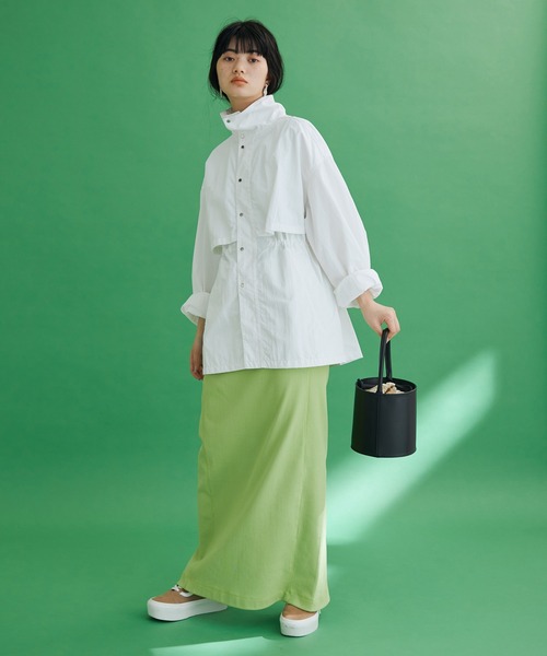 ADAM ET ROPE'(アダムエロペ)の「スプリットレザーバケットバッグ(ハンドバッグ・レディース・ブラック/ホワイト・FREE)」の13枚目の写真