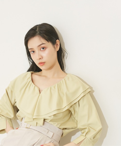 クリアランス最安 バー付ラッフルカラーブラウス シャツ ブラウス Jillstuart ジルバイジルスチュアート のシャツ ブラウス バー付ラッフルカラーブラウス 125 を購入できます Jill Jill Jill Jillstuart By Jillstuart ジルバイジル