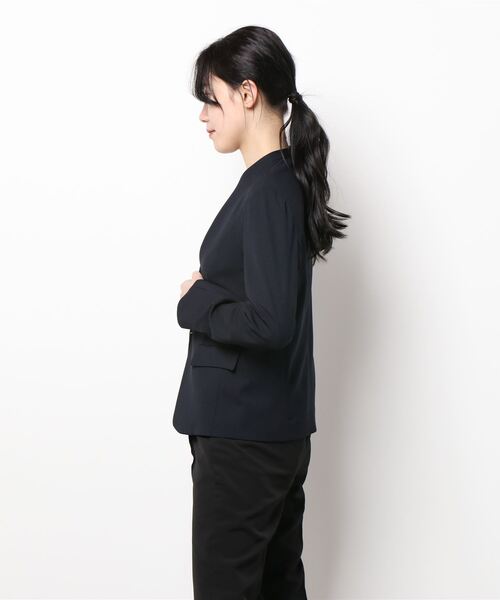 【手洗いできる】2WAYストレッチオックス・カラーレスジャケット