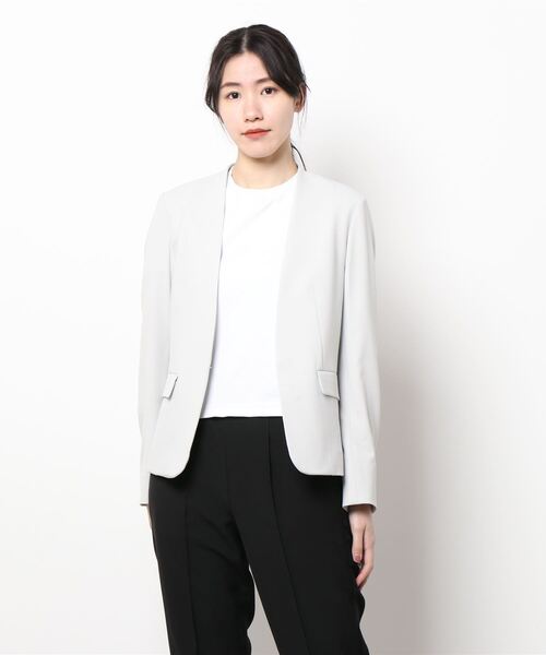【手洗いできる】2WAYストレッチオックス・カラーレスジャケット