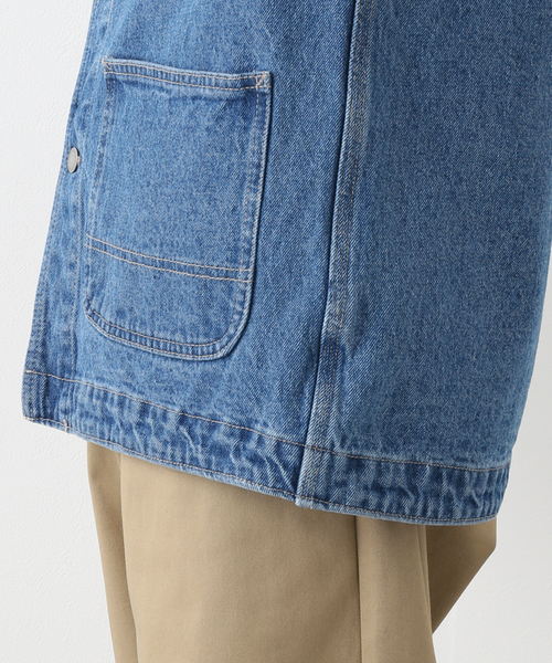 【新品】B.C STOCK生成りメキシコプリントカバーオール＆パンツセット　M セール】HEAVYDENIM COVERALL（カバーオール）｜B.C STOCK（ベー