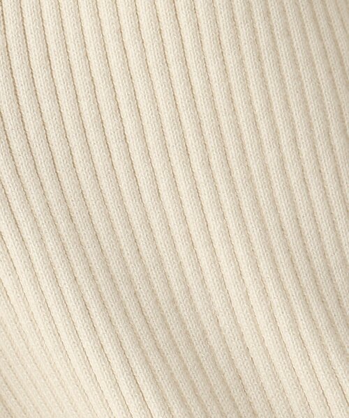 OPAQUE.CLIP（オペークドットクリップ）の「◆クルーネックデザインリブニット（ニット/セーター・レディース・パープル/オフホワイト/ブルー・38）」の9枚目の写真