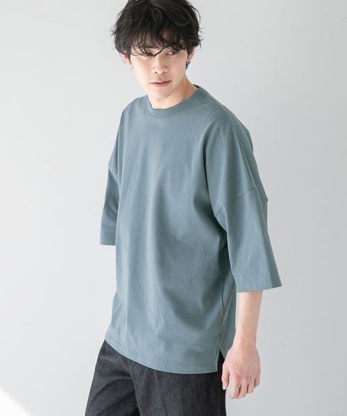 LOWRYS FARM（ローリーズファーム）の「ＵＳＡヘビーウエイトドルマン　265092（Tシャツ/カットソー・メンズ・ブルー/オフホワイト/ブラック/グリーン・LARGE/MEDIUM）」の4枚目の写真