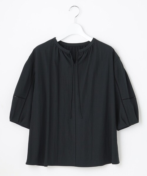 J.PRESS(ジェイプレス)の「【WEB限定カラーあり】ナチュラルジャージー カットソー(Tシャツ/カットソー・レディース・ホワイト系/ネイビー系/イエロー系/ピンク系・T13)」の12枚目の写真