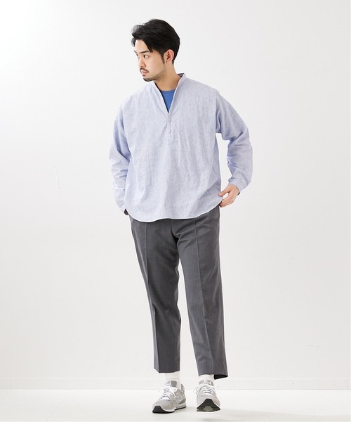 417 EDIFICE(フォーワンセブンエディフィス)の「"リラックス"【allery / アレリ―】 T/Wスラックス(スラックス・メンズ・グレー/ブラック・SMALL/LARGE/MEDIUM)」の9枚目の写真