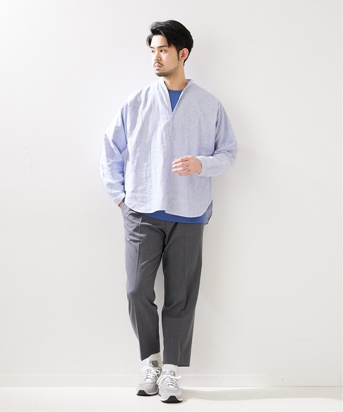 417 EDIFICE(フォーワンセブンエディフィス)の「"リラックス"【allery / アレリ―】 T/Wスラックス(スラックス・メンズ・グレー/ブラック・SMALL/LARGE/MEDIUM)」の10枚目の写真