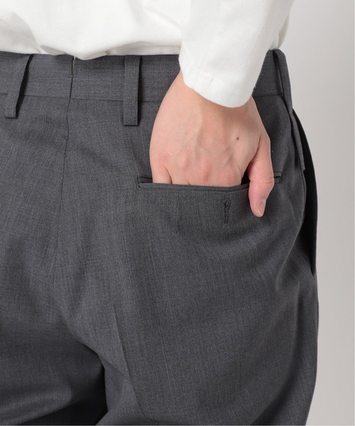 417 EDIFICE(フォーワンセブンエディフィス)の「"リラックス"【allery / アレリ―】 T/Wスラックス(スラックス・メンズ・グレー/ブラック・SMALL/LARGE/MEDIUM)」の15枚目の写真