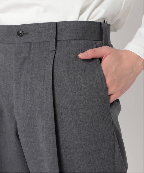 417 EDIFICE(フォーワンセブンエディフィス)の「"リラックス"【allery / アレリ―】 T/Wスラックス(スラックス・メンズ・グレー/ブラック・SMALL/LARGE/MEDIUM)」の17枚目の写真