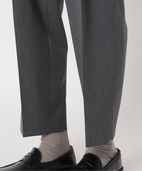417 EDIFICE(フォーワンセブンエディフィス)の「"リラックス"【allery / アレリ―】 T/Wスラックス(スラックス・メンズ・グレー/ブラック・SMALL/LARGE/MEDIUM)」の3枚目の写真