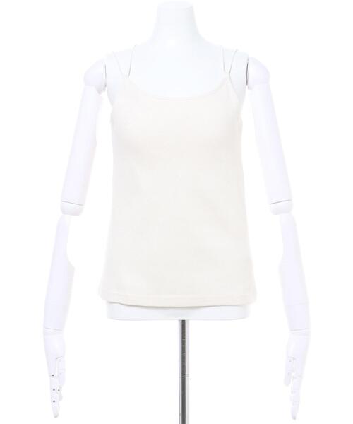 INGNI（イング）の「バッククロスキャミ／A（キャミソール・レディース・ブラック/オフホワイト/グリーン/ゼブラ・M）」の5枚目の写真