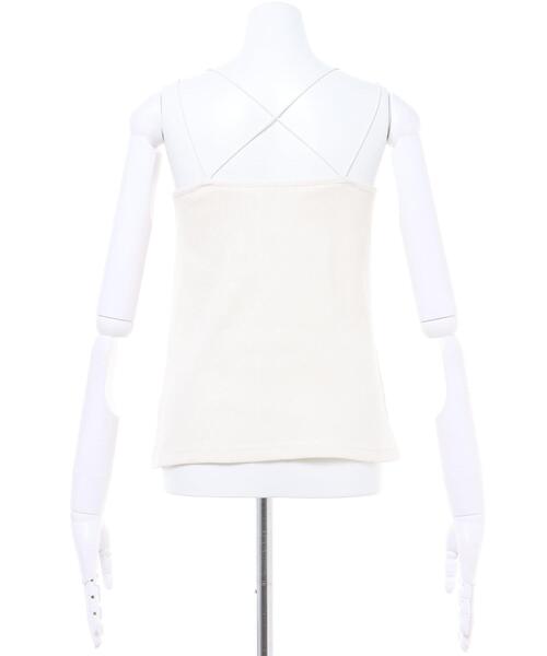 INGNI（イング）の「バッククロスキャミ／A（キャミソール・レディース・ブラック/オフホワイト/グリーン/ゼブラ・M）」の7枚目の写真