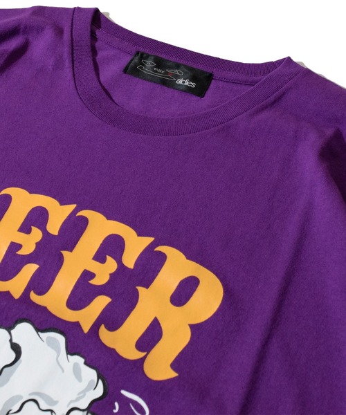 ALDIES（アールディーズ）の「Cheers Big T / チアーズビッグT（Tシャツ/カットソー・メンズ・ホワイト/ブラック/パープル/マルチ・FREE）」の7枚目の写真