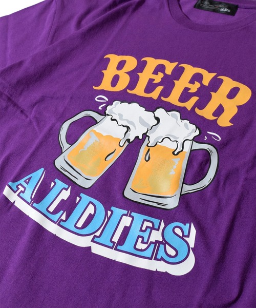 ALDIES（アールディーズ）の「Cheers Big T / チアーズビッグT（Tシャツ/カットソー・メンズ・ホワイト/ブラック/パープル/マルチ・FREE）」の22枚目の写真