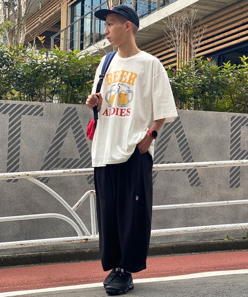 ALDIES（アールディーズ）の「Cheers Big T / チアーズビッグT（Tシャツ/カットソー・メンズ・ホワイト/ブラック/パープル/マルチ・FREE）」の20枚目の写真