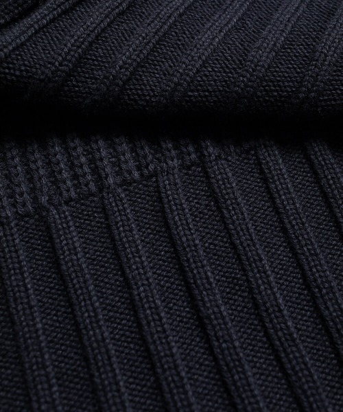 oblekt（オブレクト）の「オーガニックコットンブレンド畦タートルニット（Tシャツ/カットソー・レディース・グレー/オフホワイト・ONE SIZE）」の14枚目の写真