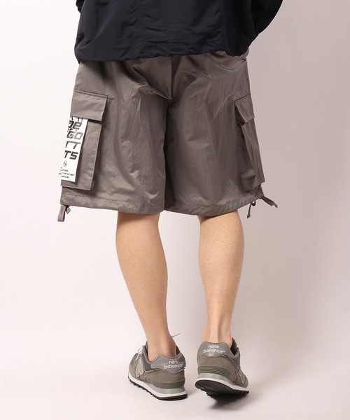 SUGGESTION（サジェッション）の「SUGGESTION ユーロミリタリー ワイドカーゴショーツ（カーゴパンツ・メンズ・ブラック/オリーブ/グレー・L/M）」の17枚目の写真