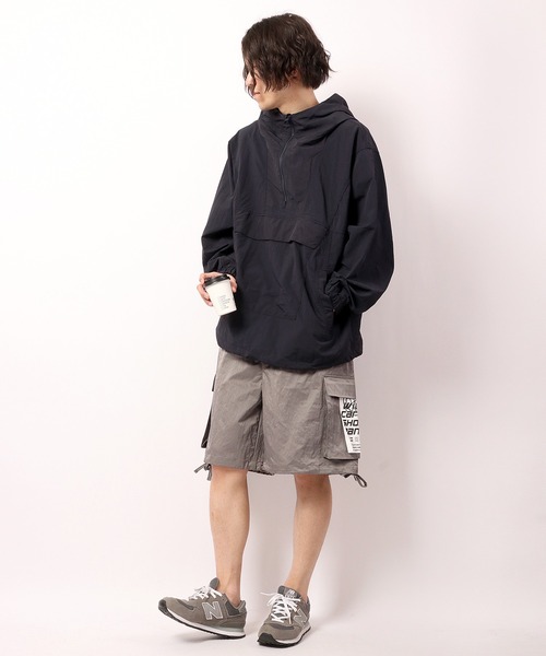 SUGGESTION（サジェッション）の「SUGGESTION ユーロミリタリー ワイドカーゴショーツ（カーゴパンツ・メンズ・ブラック/オリーブ/グレー・L/M）」の18枚目の写真