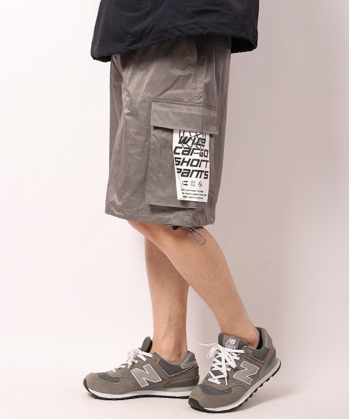 SUGGESTION（サジェッション）の「SUGGESTION ユーロミリタリー ワイドカーゴショーツ（カーゴパンツ・メンズ・ブラック/オリーブ/グレー・L/M）」の16枚目の写真