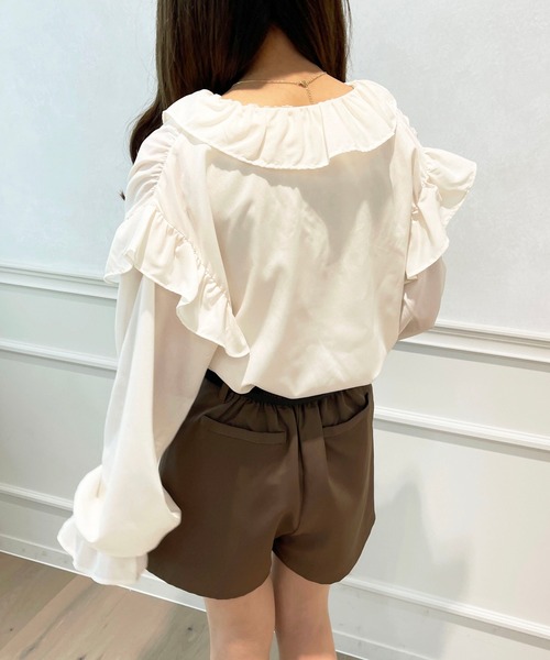 apres jour(アプレジュール)の「アソートラッフルブラウス【ZOZOTOWN限定アイテム】(シャツ/ブラウス・レディース・ピンク系その他/オフホワイト/ライトグレー/ブルー系その他・フリー/X-LARGE)」の11枚目の写真