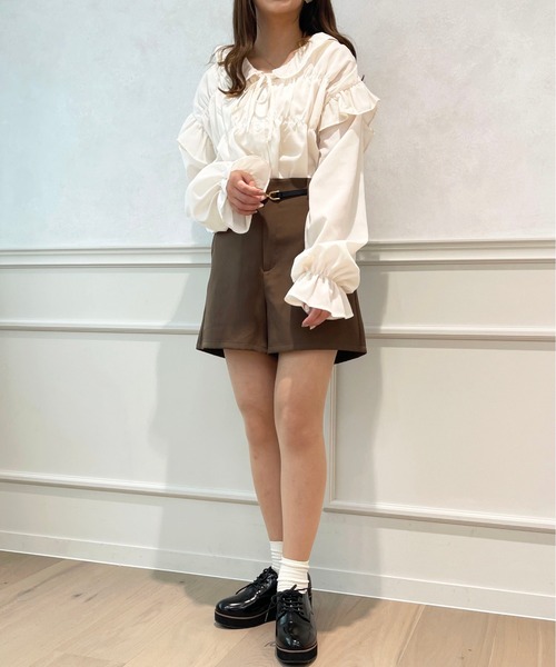 apres jour(アプレジュール)の「アソートラッフルブラウス【ZOZOTOWN限定アイテム】(シャツ/ブラウス・レディース・ピンク系その他/オフホワイト/ライトグレー/ブルー系その他・フリー/X-LARGE)」の13枚目の写真