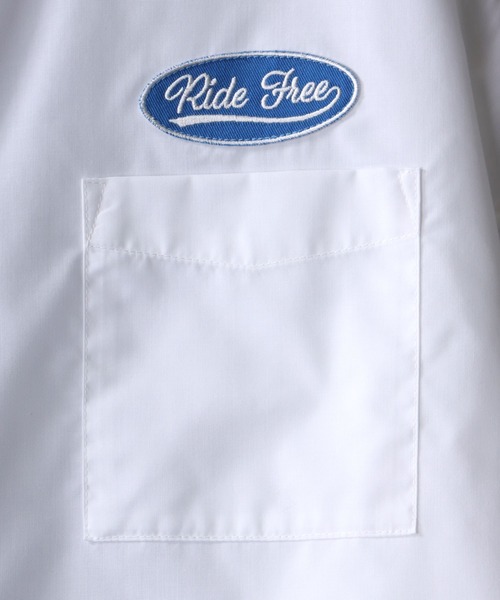 SITRY(シトリー)の「Oversize Drop shoulder broadcloth shirt/オーバーサイズ ドロップショルダー ブロード シャツ(シャツ/ブラウス・メンズ・ホワイト/ベージュ/ブルー/ホワイト系その他/ブルー系その他/ブルー系その他2/ブルー系その他3・M/L)」の9枚目の写真