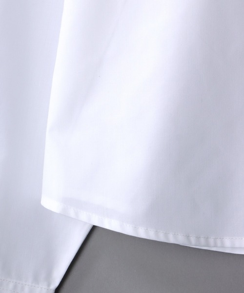 SITRY(シトリー)の「Oversize Drop shoulder broadcloth shirt/オーバーサイズ ドロップショルダー ブロード シャツ(シャツ/ブラウス・メンズ・ホワイト/ベージュ/ブルー/ホワイト系その他/ブルー系その他/ブルー系その他2/ブルー系その他3・M/L)」の10枚目の写真
