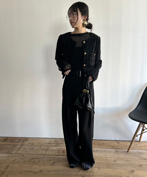 セール】レディース カラー シースルーカットソー シアーカットソー