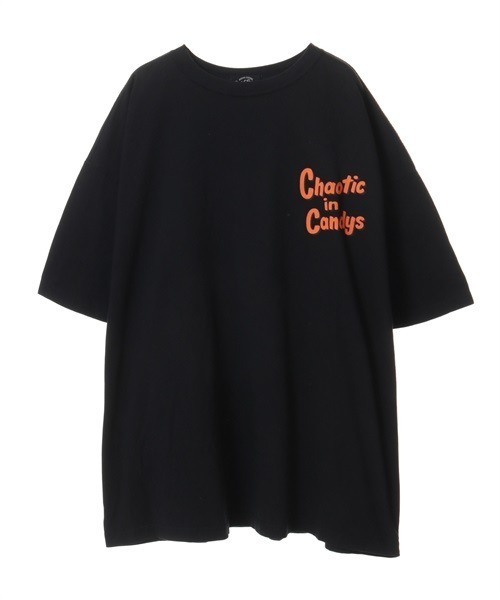 Candy Stripper（キャンディストリッパー）の「CHAOTIC IN CANDYS BIG Tシャツ（Tシャツ/カットソー・レディース・ブラック/ライトブルー/グリーン/オフホワイト・2）」の10枚目の写真