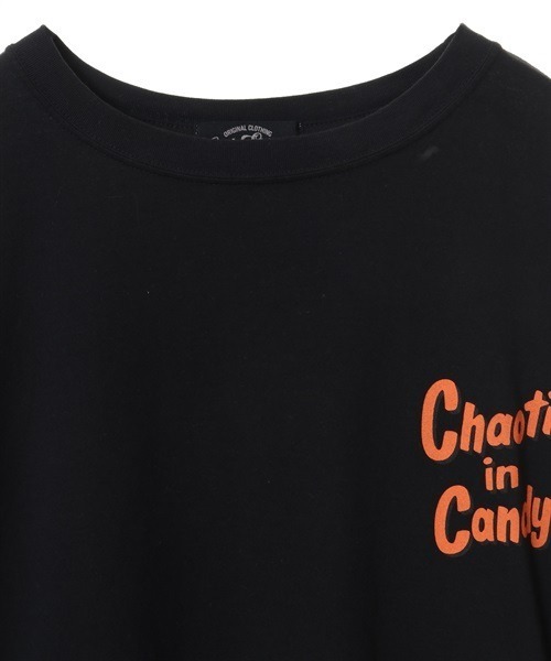 Candy Stripper（キャンディストリッパー）の「CHAOTIC IN CANDYS BIG Tシャツ（Tシャツ/カットソー・レディース・ブラック/ライトブルー/グリーン/オフホワイト・2）」の12枚目の写真