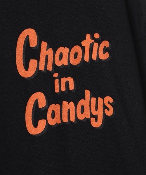 Candy Stripper（キャンディストリッパー）の「CHAOTIC IN CANDYS BIG Tシャツ（Tシャツ/カットソー・レディース・ブラック/ライトブルー/グリーン/オフホワイト・2）」の15枚目の写真