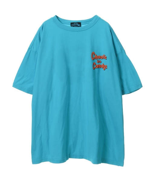 Candy Stripper（キャンディストリッパー）の「CHAOTIC IN CANDYS BIG Tシャツ（Tシャツ/カットソー・レディース・ブラック/ライトブルー/グリーン/オフホワイト・2）」の19枚目の写真