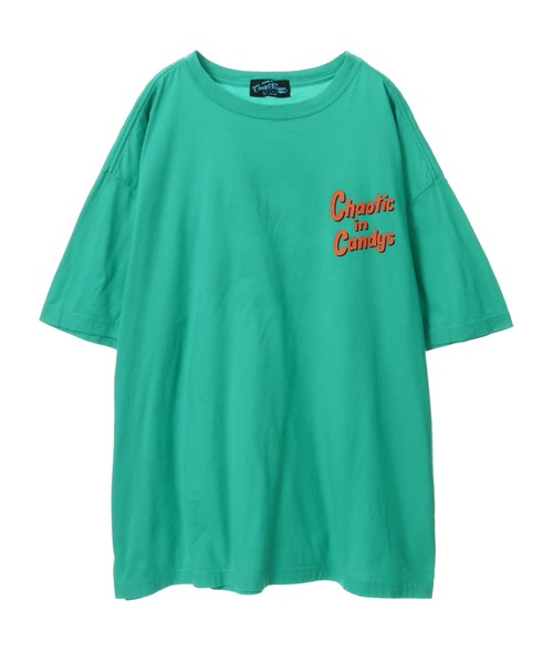 Candy Stripper（キャンディストリッパー）の「CHAOTIC IN CANDYS BIG Tシャツ（Tシャツ/カットソー・レディース・ブラック/ライトブルー/グリーン/オフホワイト・2）」の18枚目の写真